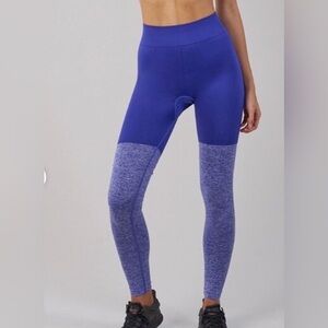 Gymshark Seamless High Waist Two-Tone Purple Activewear Leggings XS/S (See pic)